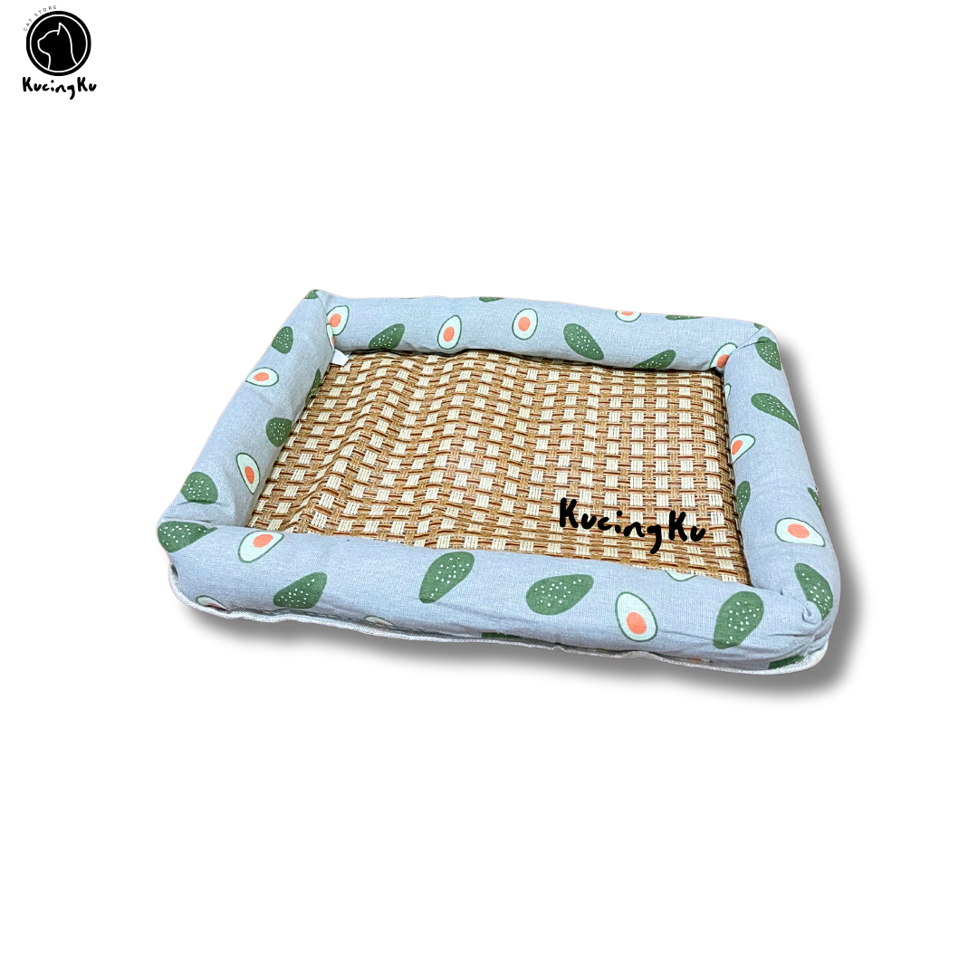 Rattan Cooling Bed Pet Cushion