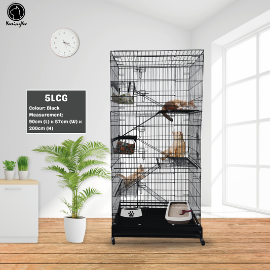 5 Tier Cat Cage