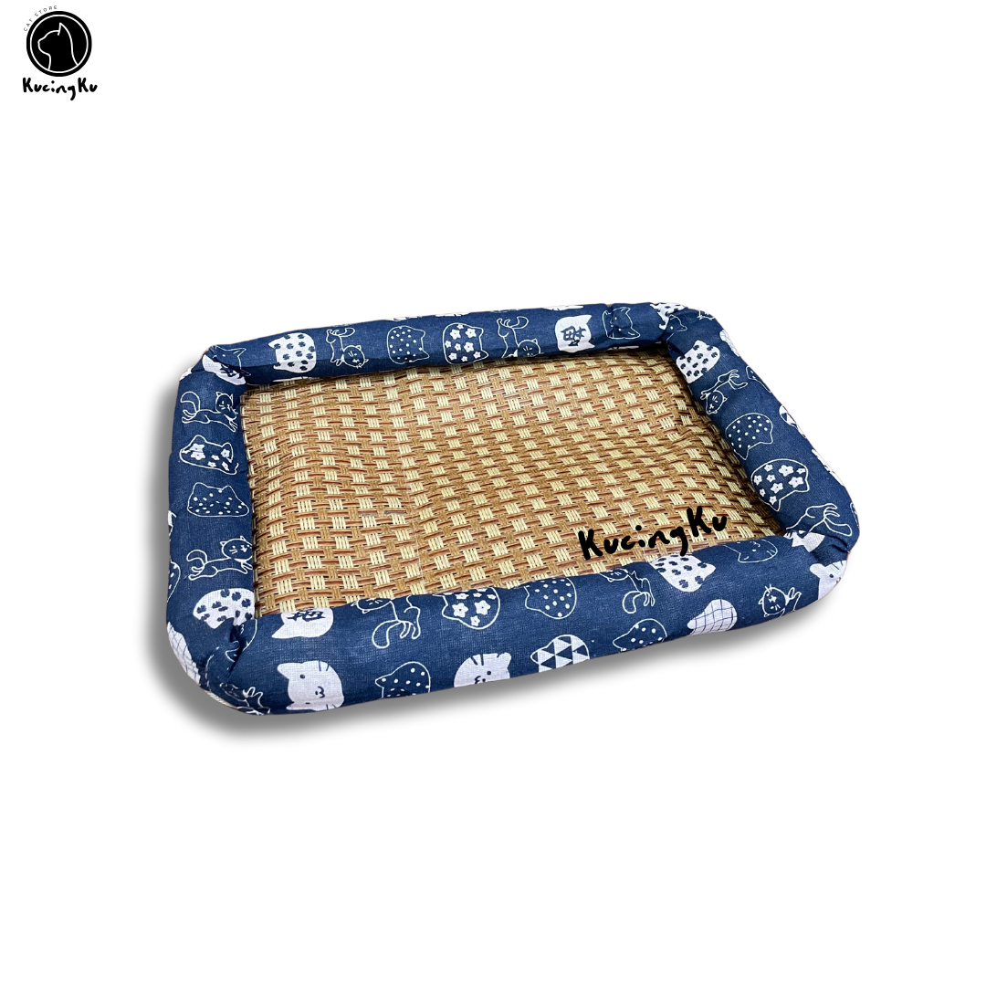 Rattan Cooling Bed Pet Cushion