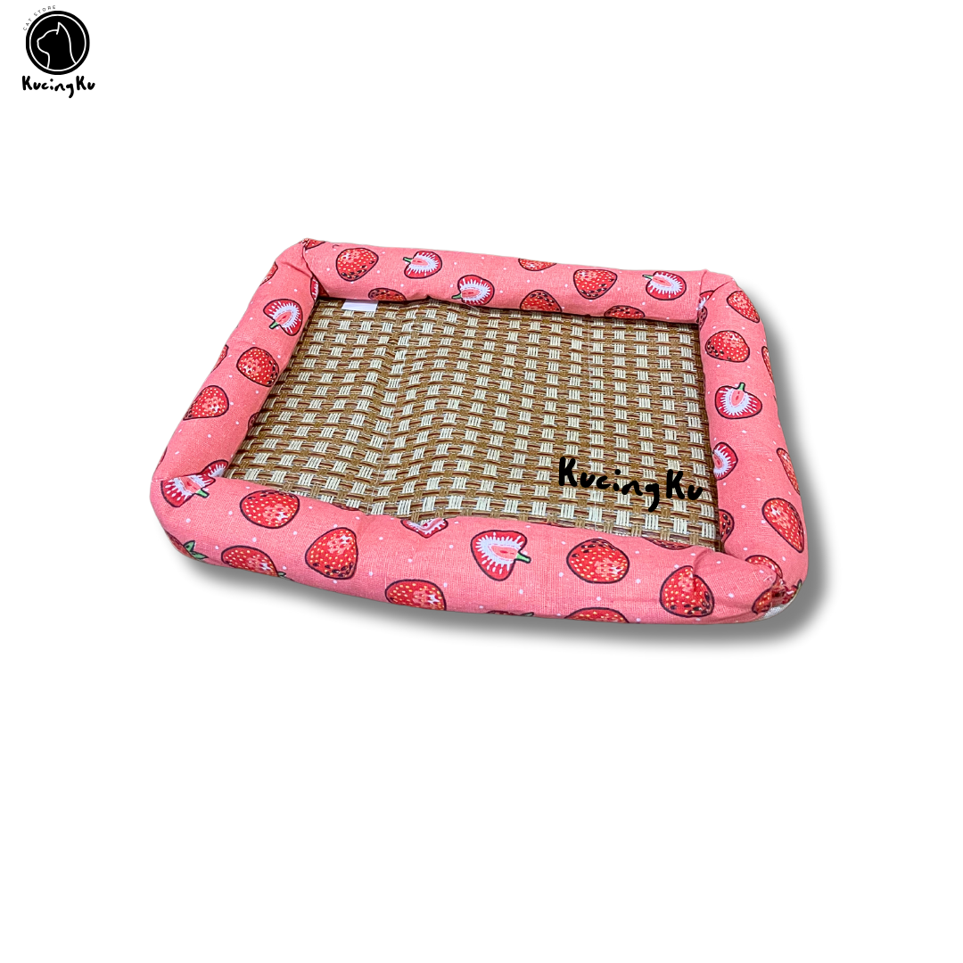 Rattan Cooling Bed Pet Cushion