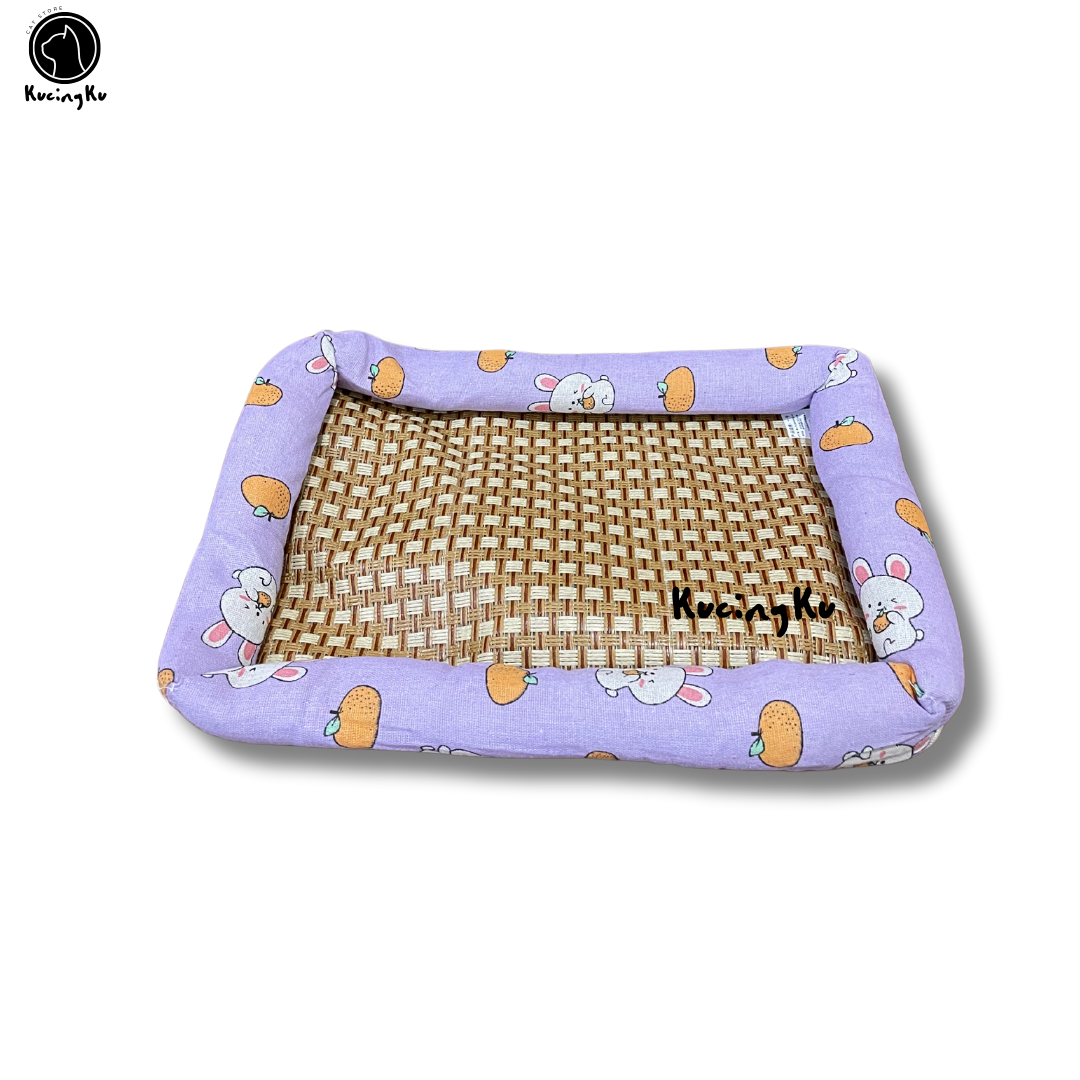 Rattan Cooling Bed Pet Cushion