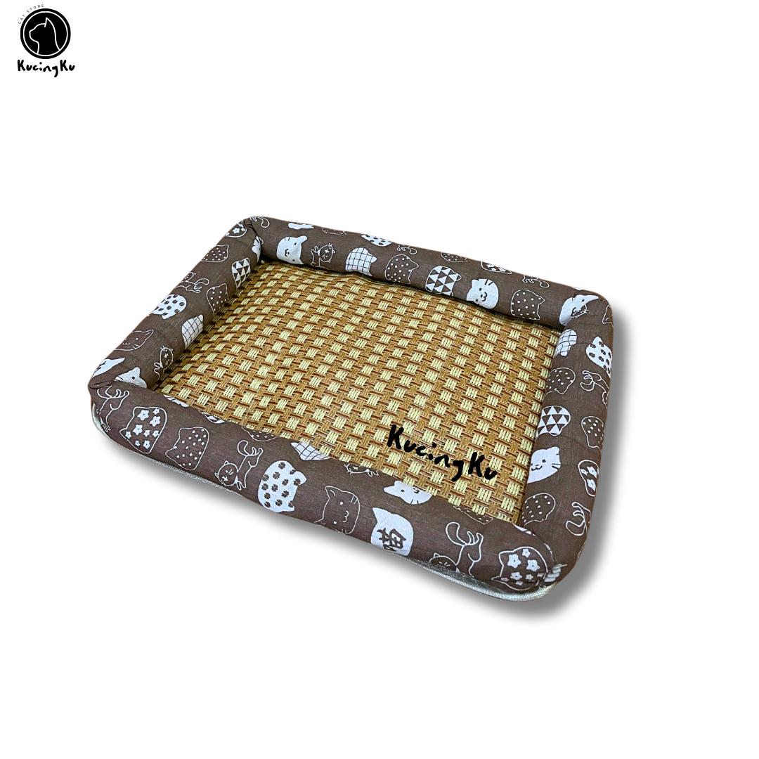 Rattan Cooling Bed Pet Cushion