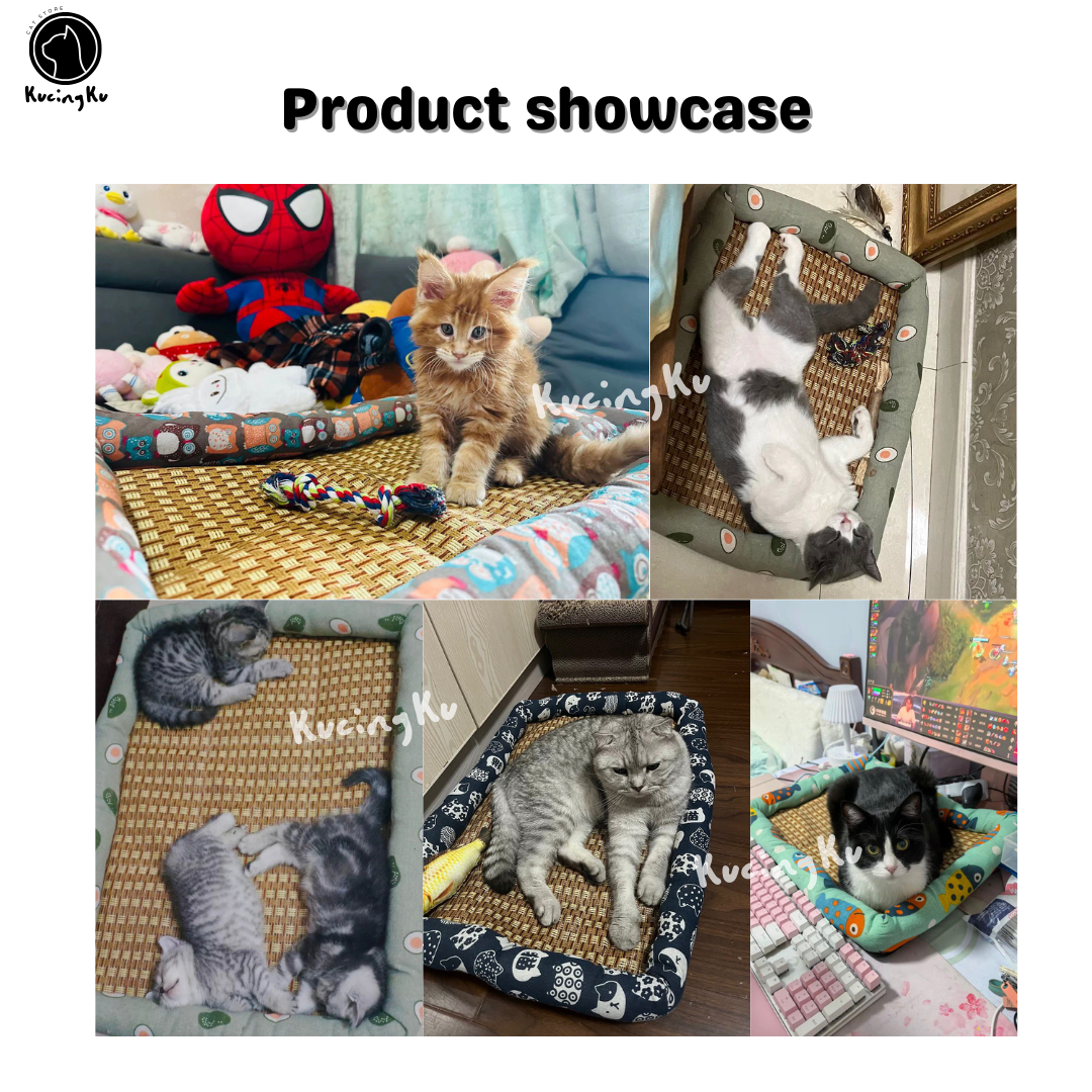 Rattan Cooling Bed Pet Cushion