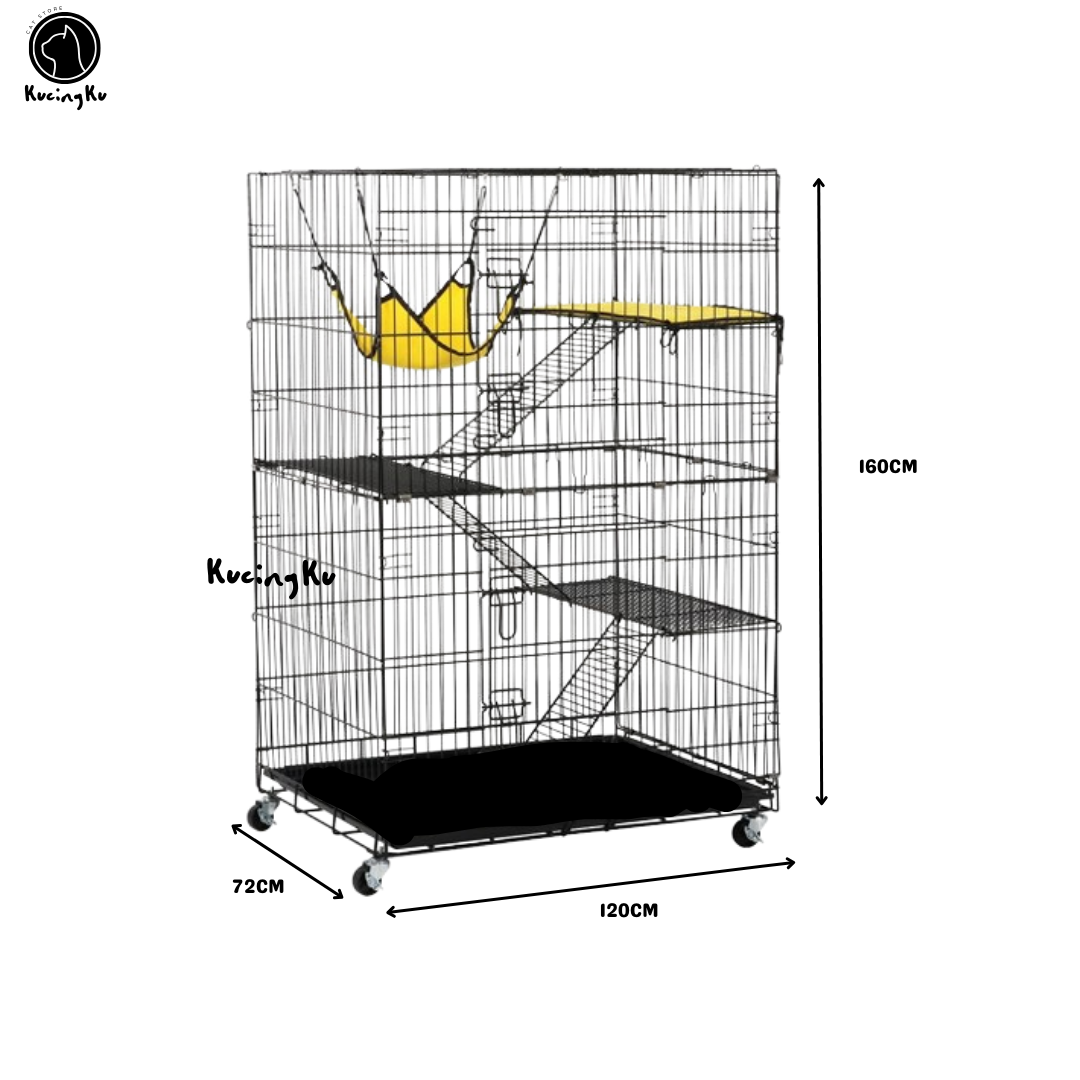 Premium Large 3 Tier Cat Cage
