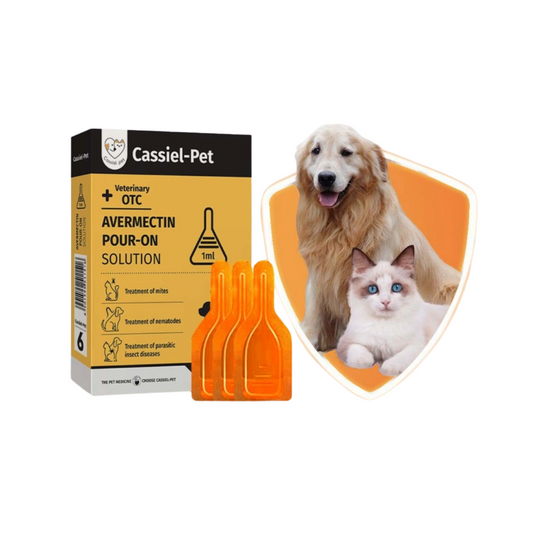 Cassiel-Pet Flea & Tick Spot Treatment 3 tubes