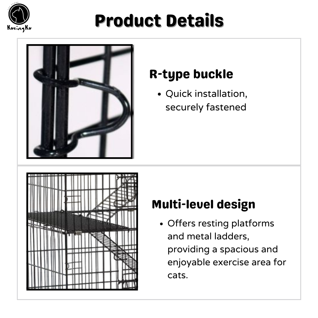 2 Tier Cat Cage