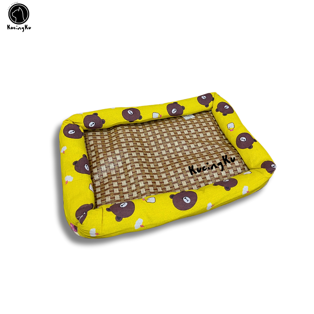 Rattan Cooling Bed Pet Cushion