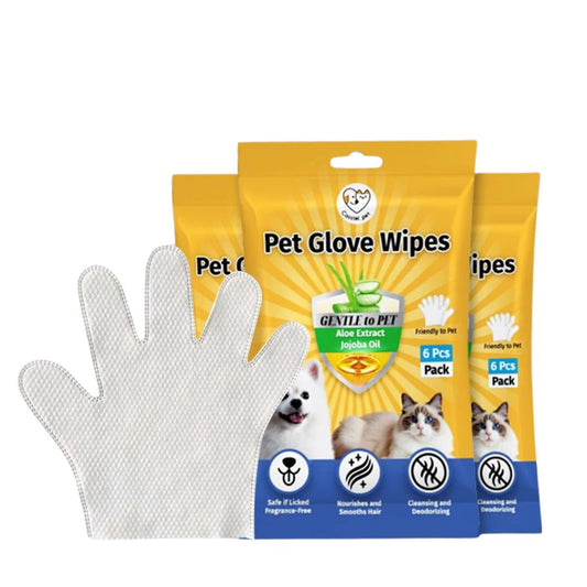 Cassiel Pet Spa Cleaning Gloves 6pcs